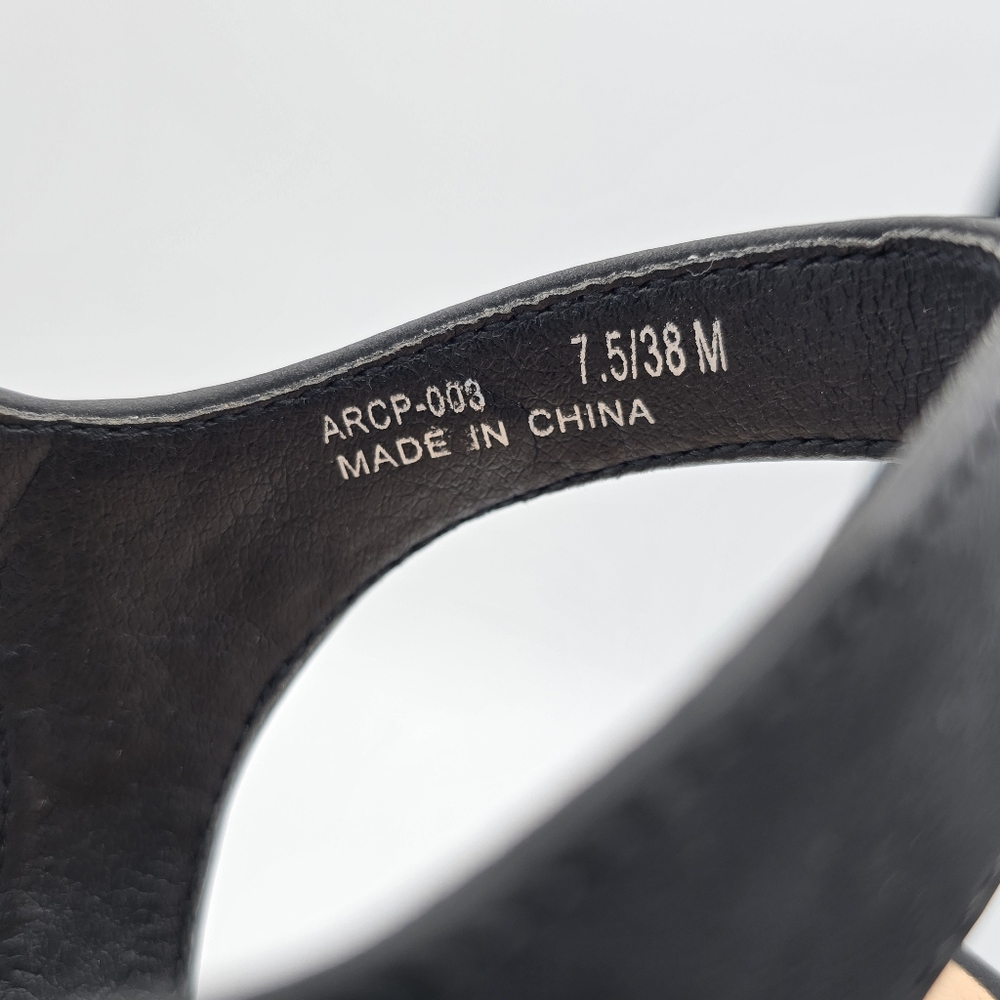 Chinese Laundry Arnette Studded Platform Heels, Black Nubuck, Women's 7.5M - Picture 7 of 15